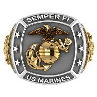 USMC Square Ring-2T