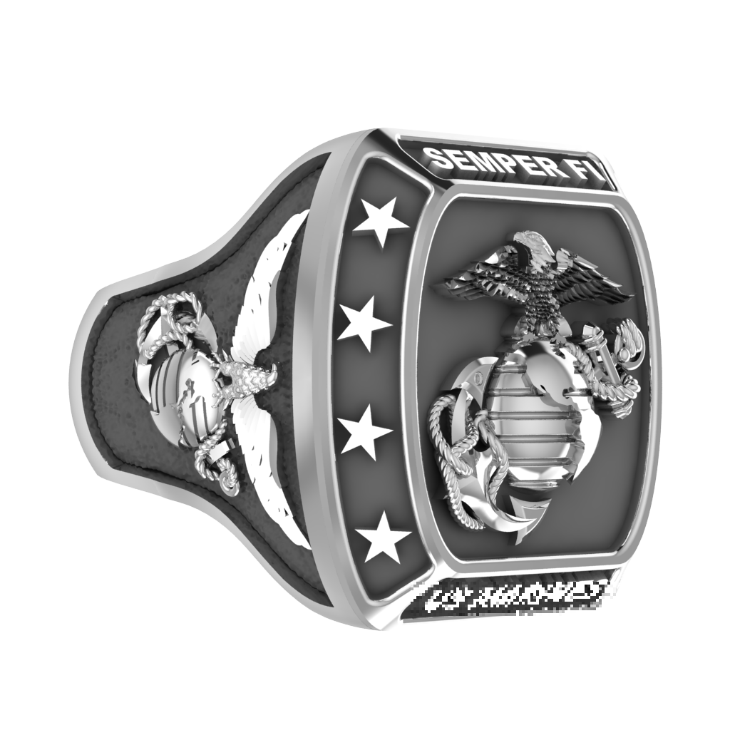 USMC Rectangle Ring