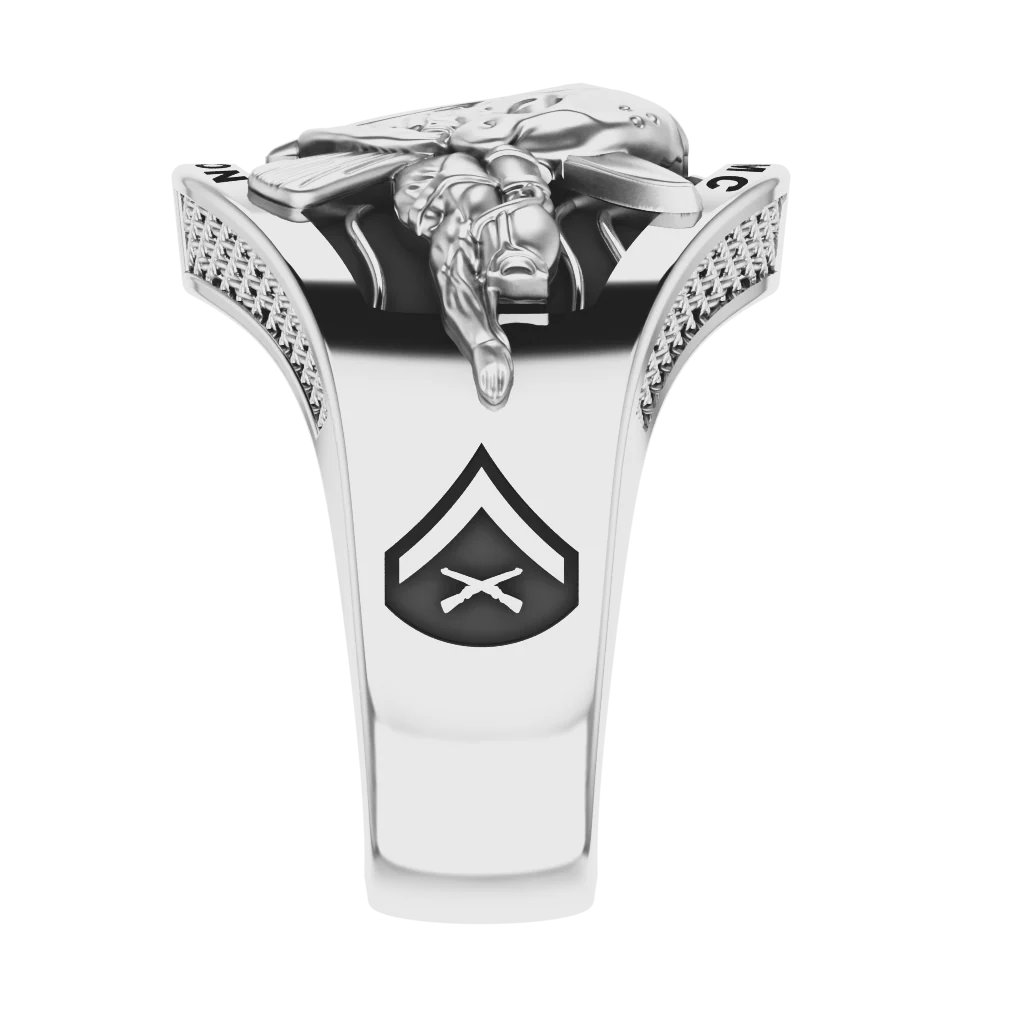 USMC RECON RING SILVER