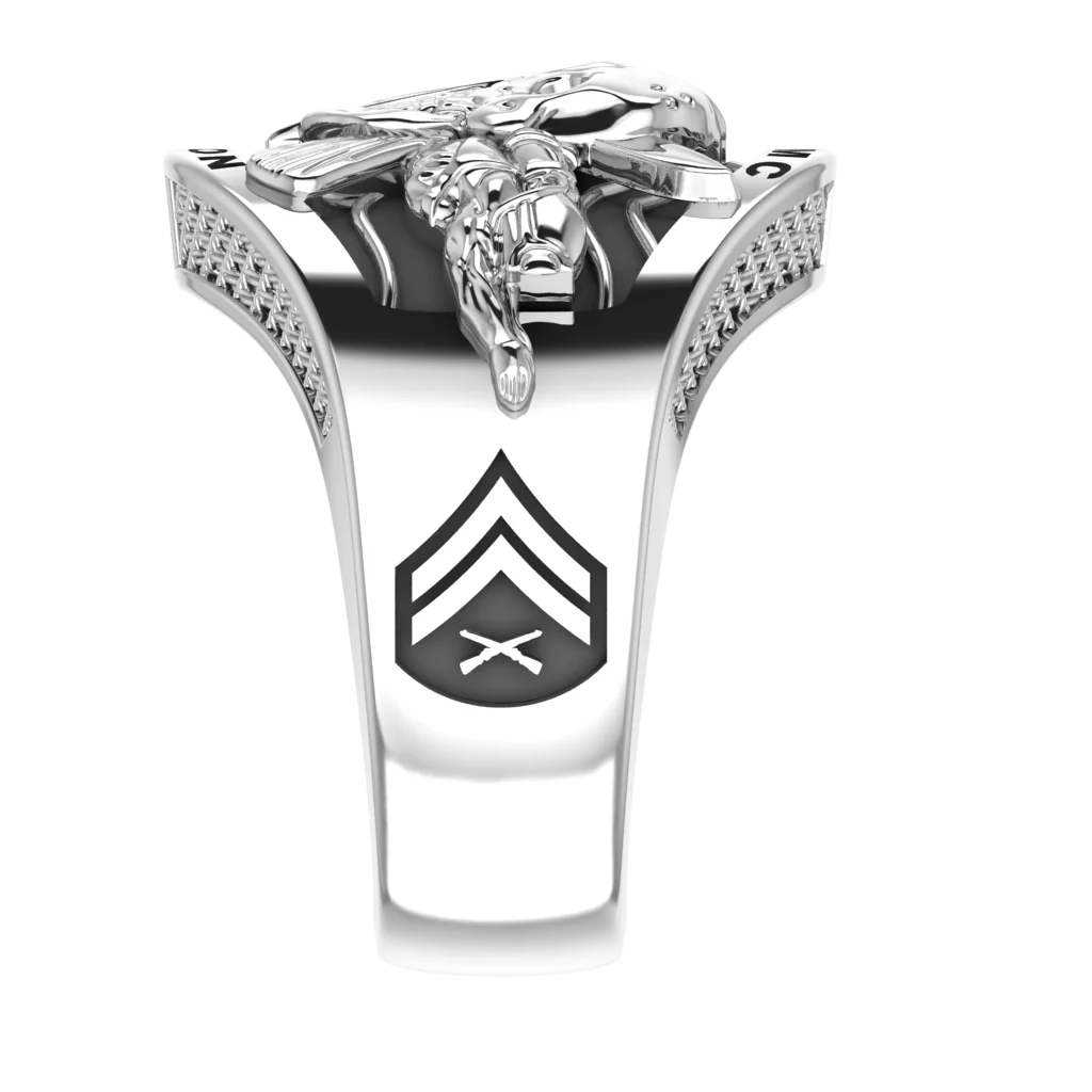 USMC RECON RING SILVER