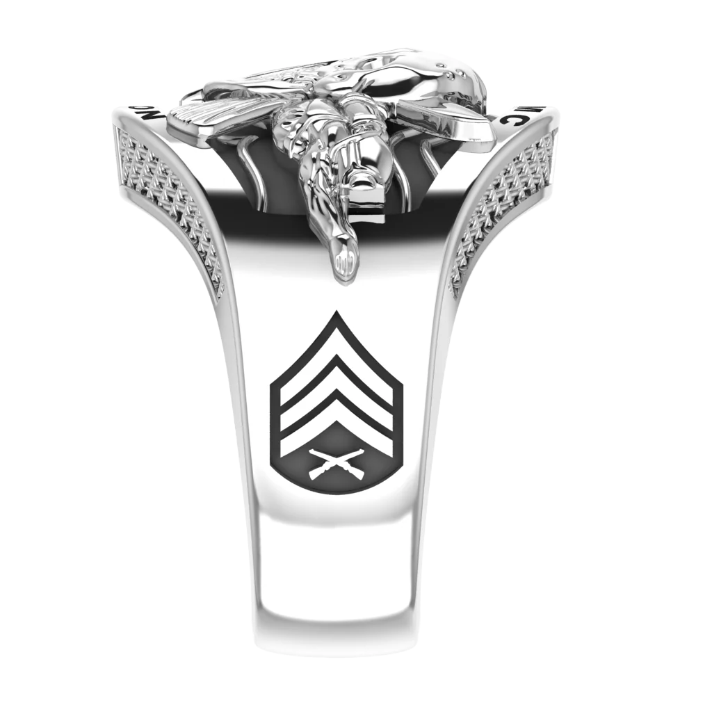 USMC RECON RING SILVER