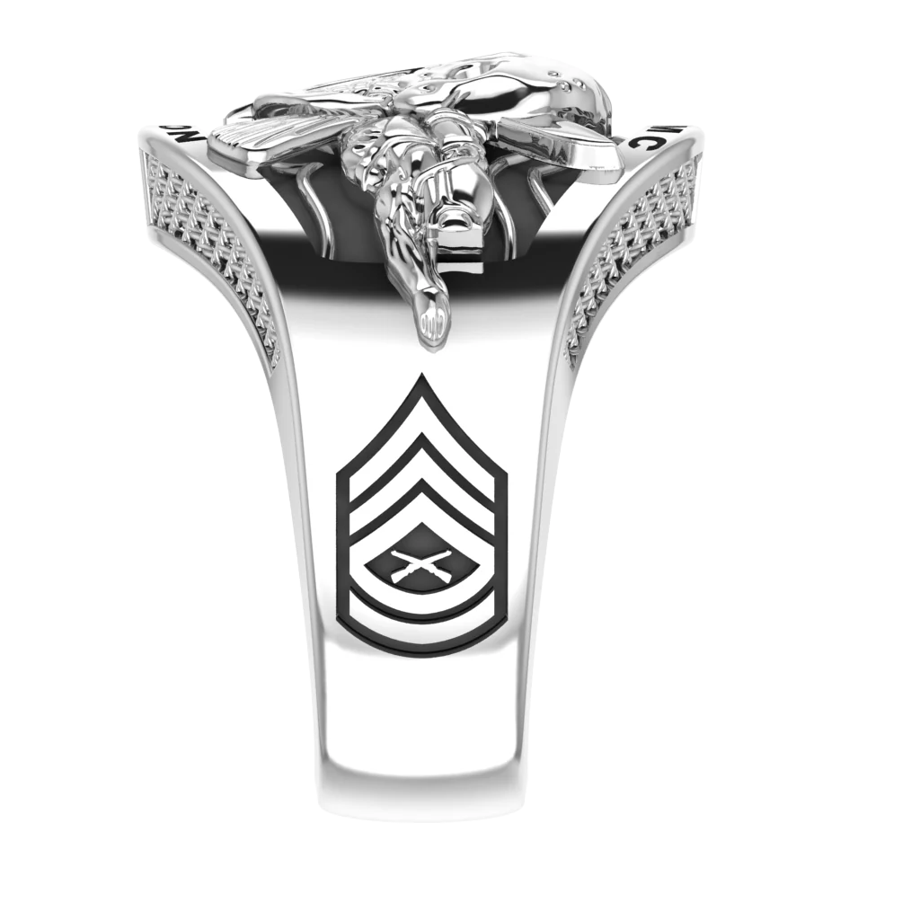 USMC RECON RING SILVER