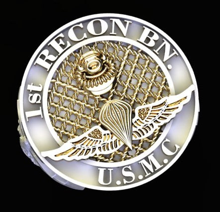 1St Recon Bn. Silver Ring