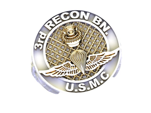 3rd Recon Bn. Silver Ring