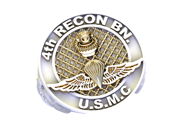 4th Recon Bn. Silver Ring