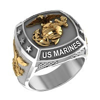 USMC Square Ring-2T
