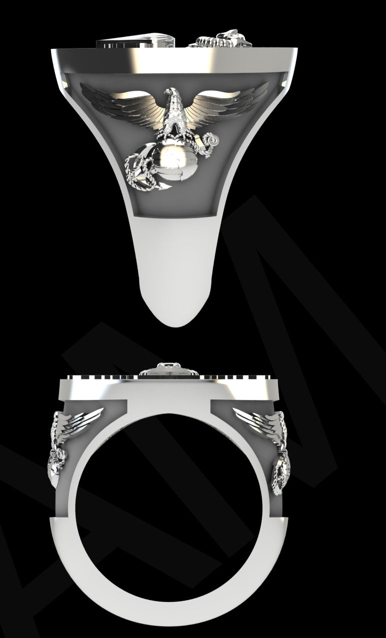 1St Recon Bn. Silver Ring