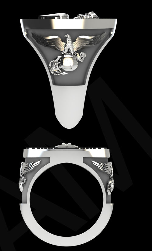 1St Recon Bn. Silver Ring